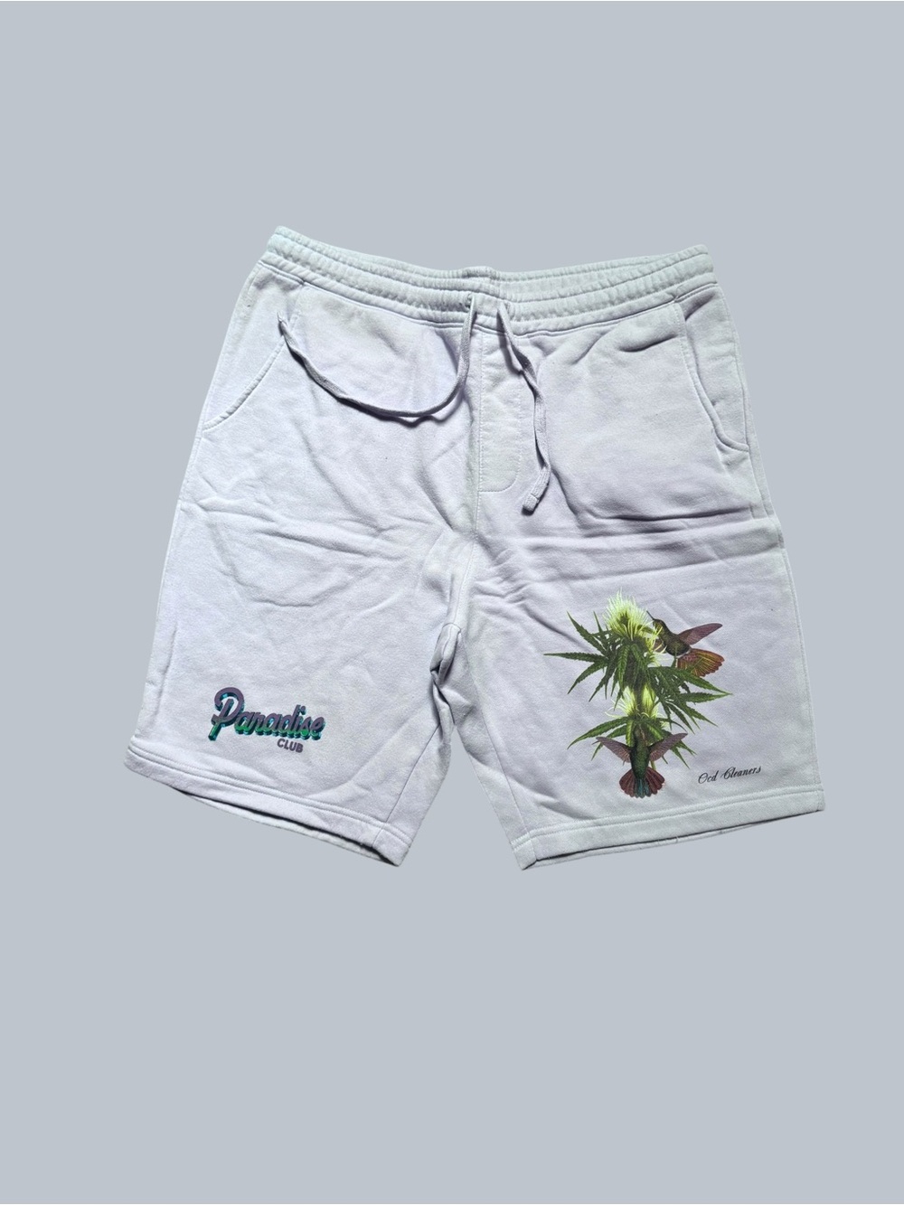 Paradise Club x OCD Cleaner Light Purple Men's Athletic Shorts